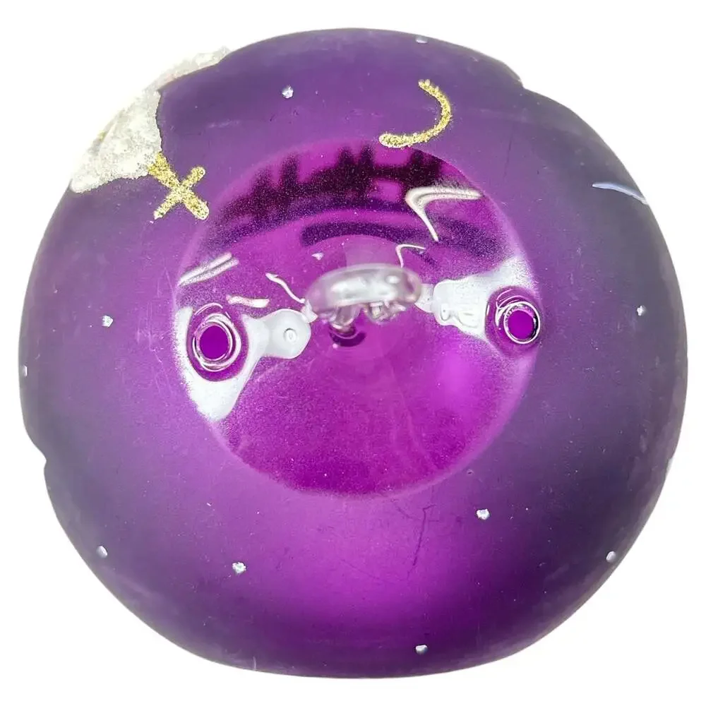 Purple Blown Glass Jumbo 5